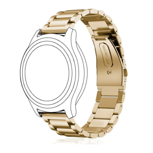 Cinturino universale in acciaio inossidabile per orologi da 20 mm Sistema di sgancio rapido per un facile cambio