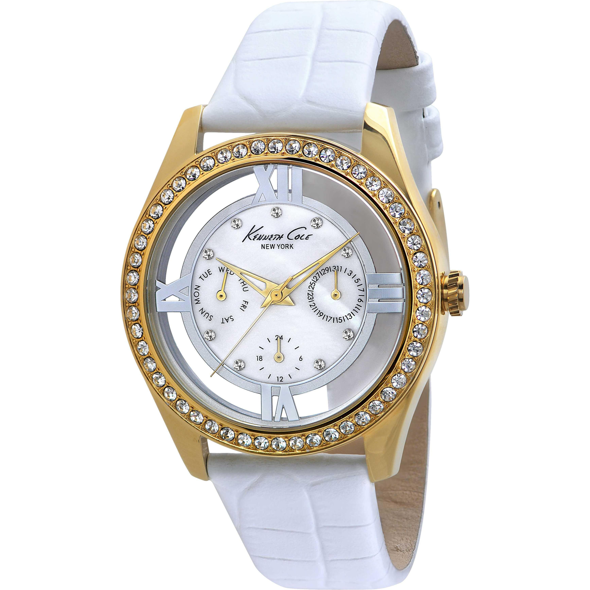 Reloj Kenneth Cole IKC2793 Mujer Analogico Cuarzo con Correa de Piel