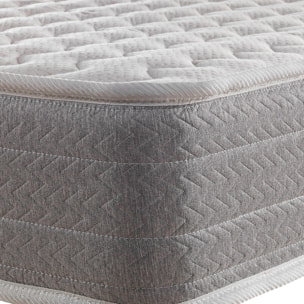 Colchón Espuma HR y Visco | 22cm de altura | Firmeza Alta | Para niños | Antiácaros | Apple
