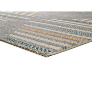 DEBBI Alfombra geométrica de inspiración étnica multicolor, varias medidas disponibles