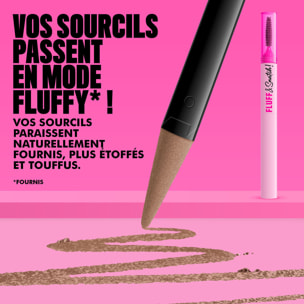 NYX Professional Makeup Fluff & Snatch Crayon Sourcil Précision Effet Poudré ASH BLONDE