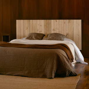 Cabecero de madera maciza en tono natural de varias medidas