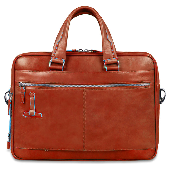 Piquadro Borsa porta pc e iPad®Pro 12,9 personalizzabile con protezione antiurto e tasca porta bottiglia