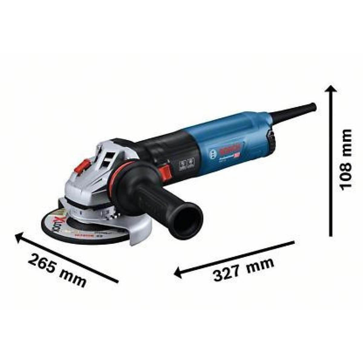 Meuleuse d'angle 125 mm GWS 14-125 S BOSCH en coffret - 06017D0101