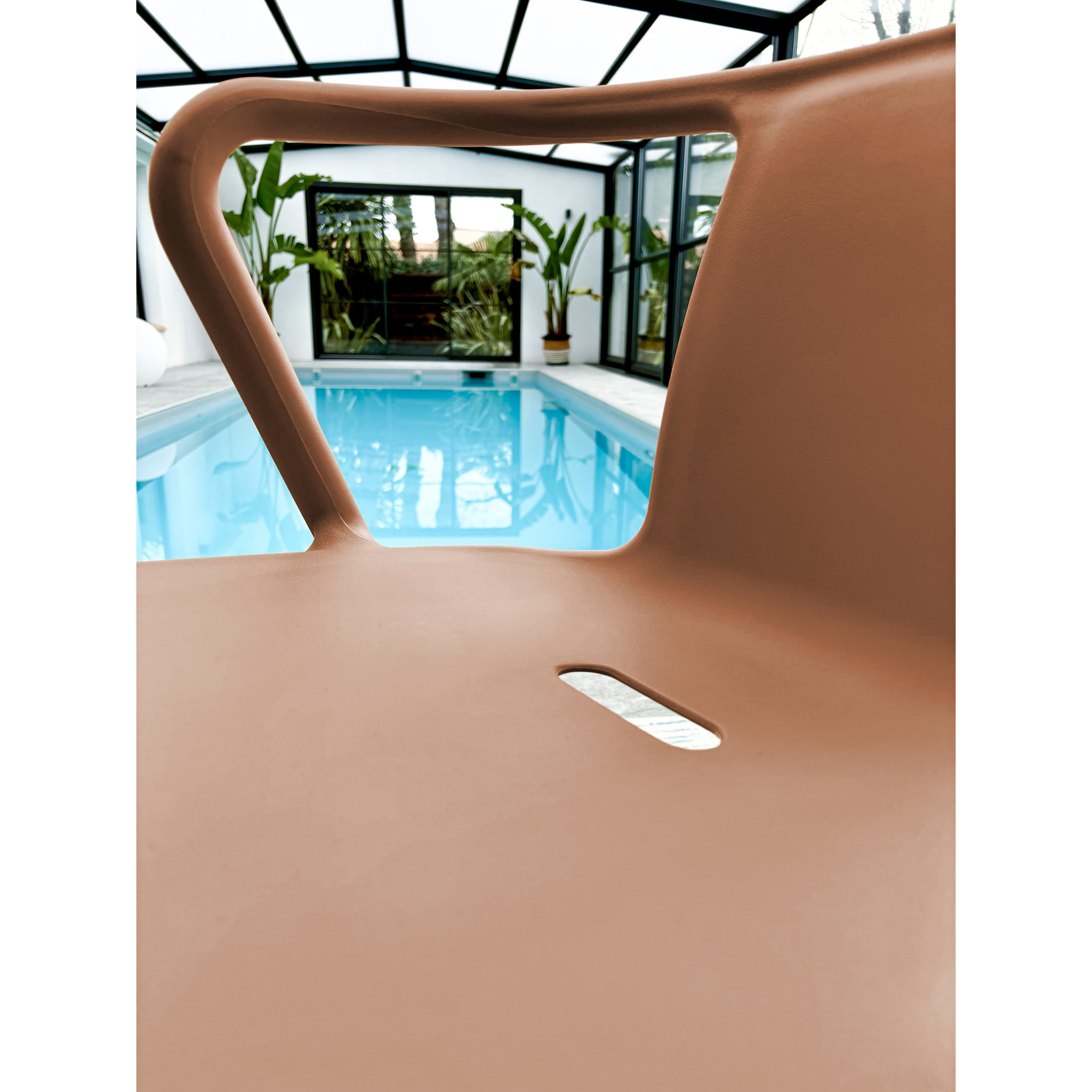 DIEGO - Lot de 2 fauteuils de jardin empilables en Polypropylène