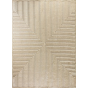 KIYOSHI Alfombra de Interior/Exterior con Motivos 3D en Relieve