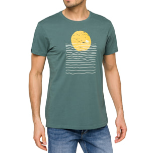 Camiseta de algodón 150 gr Hot Buttered Heatwave Verde