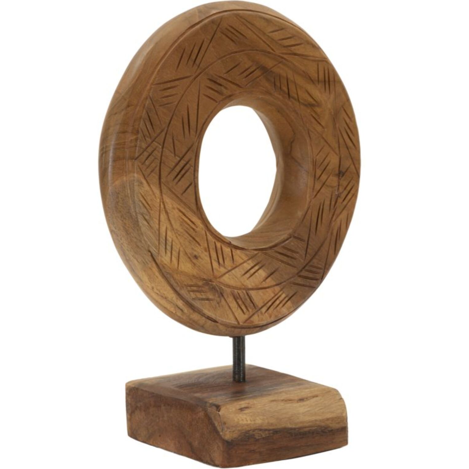 SCULTURA DORAT IN TEAK RIC. CM 20X10X28 (PEZZI UNICI - NON RIP. IN SERIE)