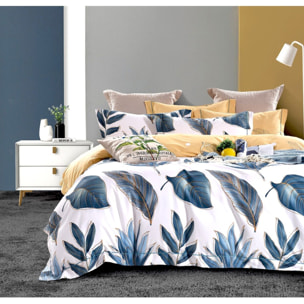 Parure housse de couette en polycoton - Florine