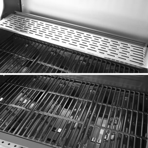 Barbecue au gaz FYRA avec thermomètre - 4 brûleurs