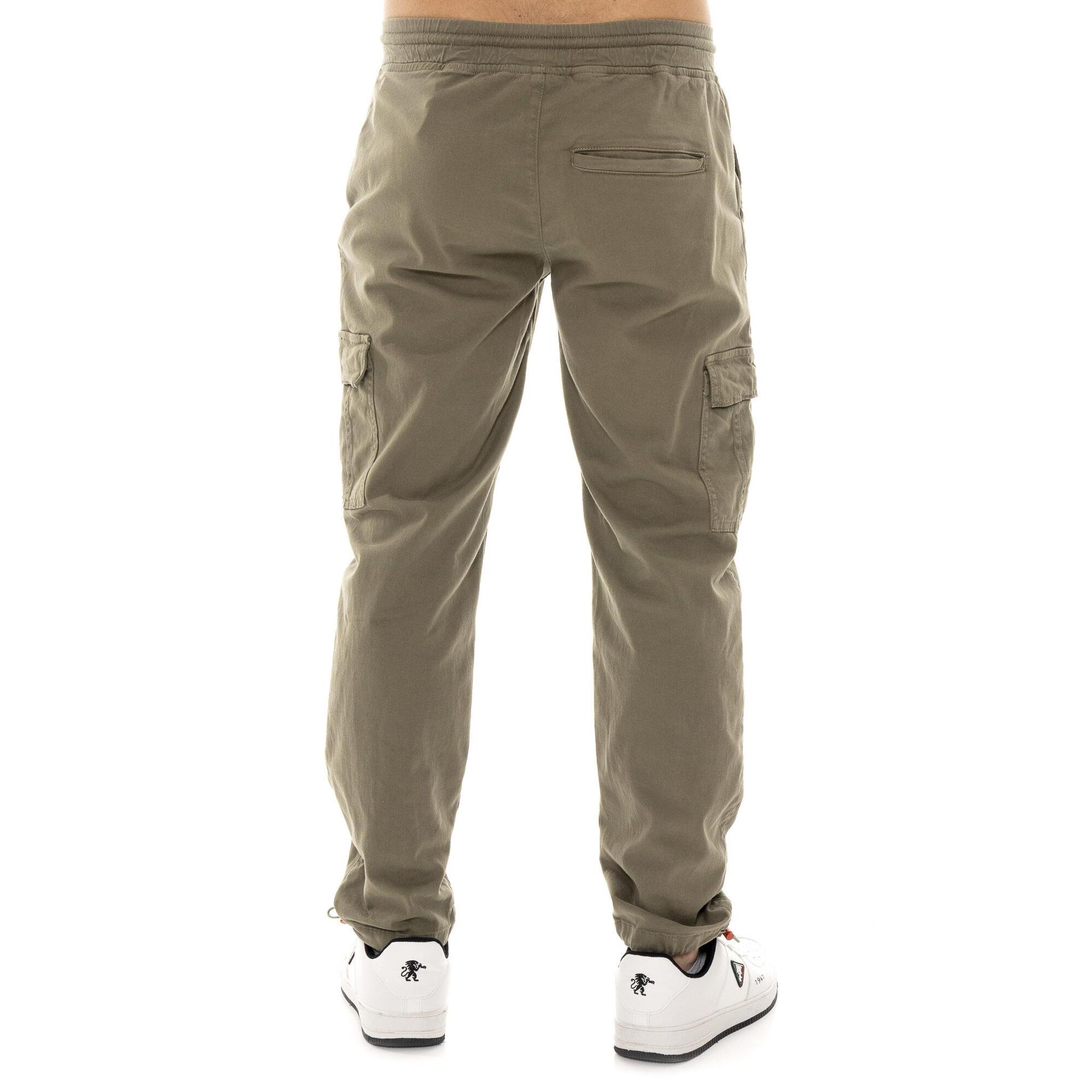 Pantalón cargo de sarga de hombre Leone Military 1947