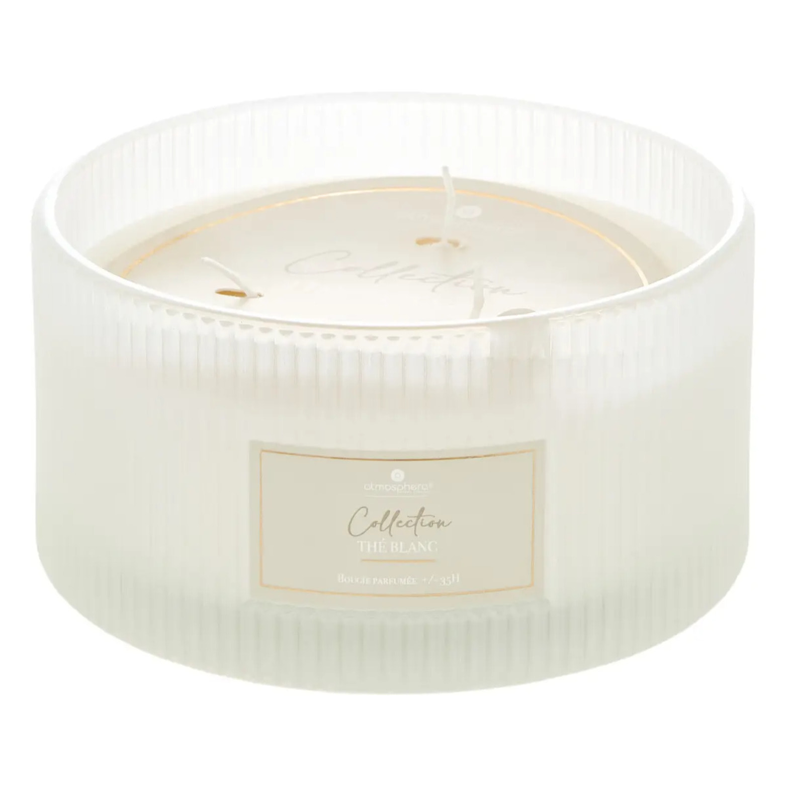 Bougie parfumée Albie 635g pot verre thé