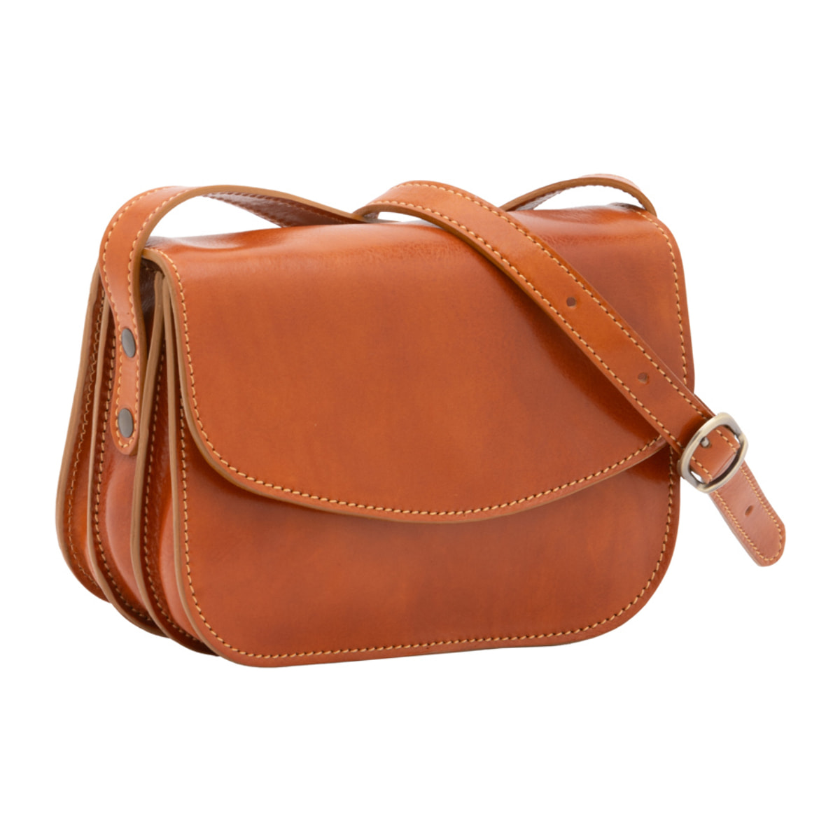 Borsa a tracolla  da donna In Vera pelle Made in Italy 22x16x9,5 cm