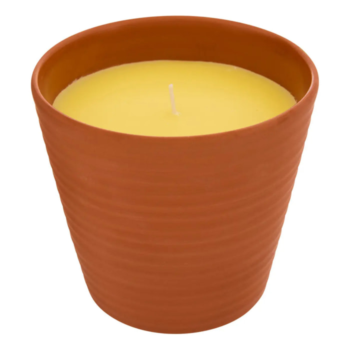 Bougie parfumée 200g Terry citronnelle pot en terre cuite