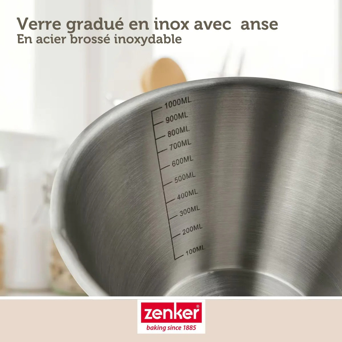 Verre doseur 1 litre Zenker Smart Pastry