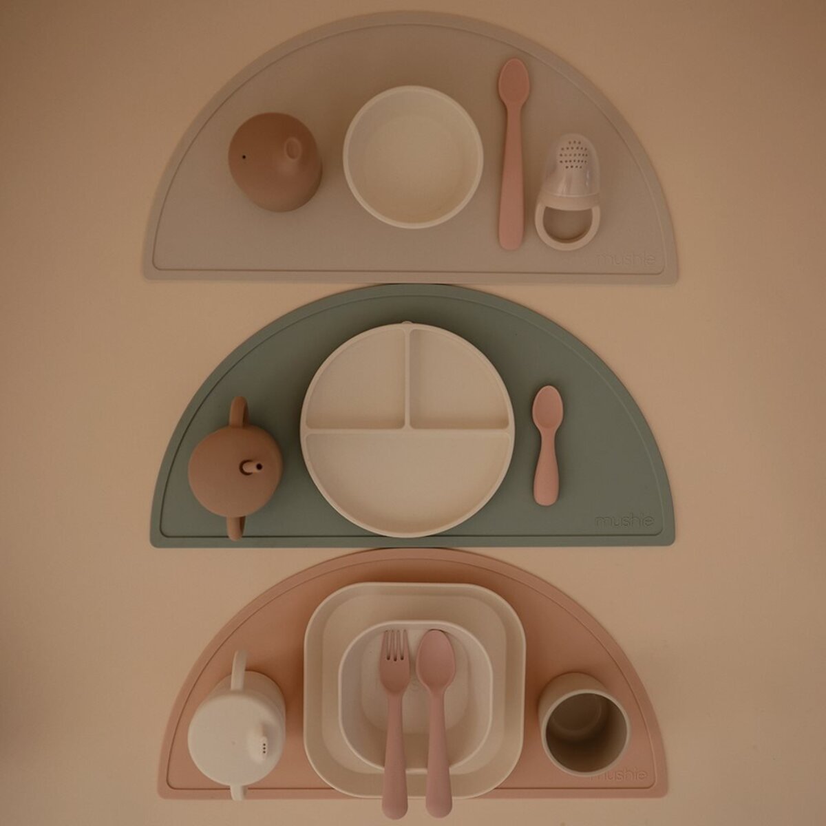 Mushie Pack Dos Cucharas Iniciación Solid