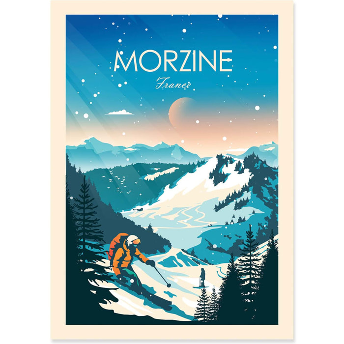 Affiche - Morzine France - Studio Inception