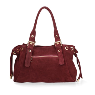 Borsa a mano da donna Made in Italy - Modello Lumena Lux - 100% pelle - 20.0 x 21.0 x 33.0 cm