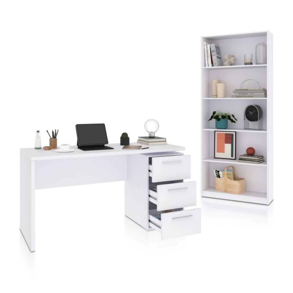 Pack office Sasha Plus Blanco Artik (Blanco Mate)