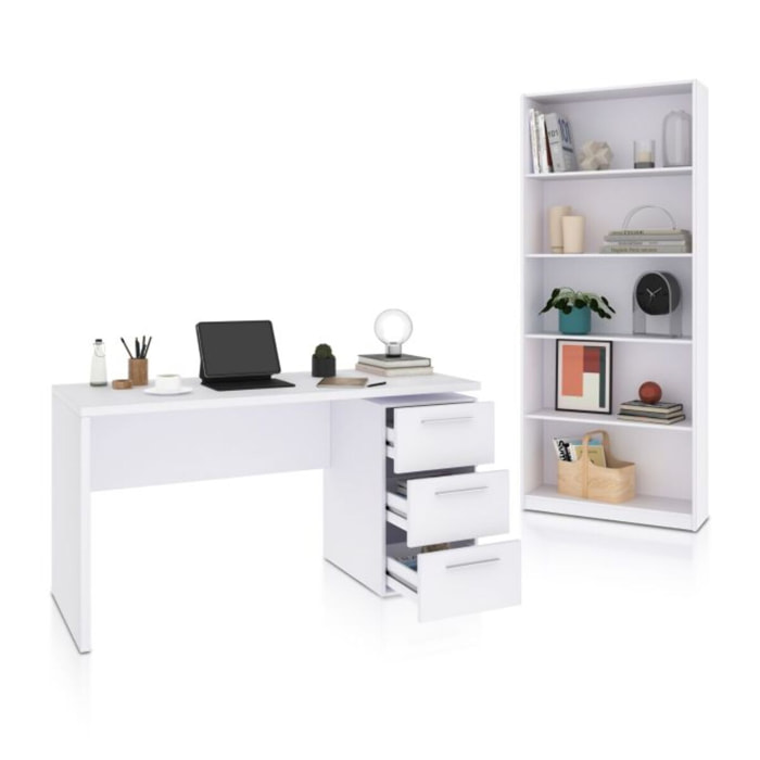 Pack office Sasha Plus Blanco Artik (Blanco Mate)