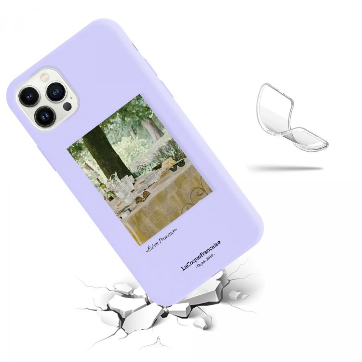 Coque iPhone 12/12 Pro Silicone Liquide Douce lilas Été Provencal La Coque Francaise.