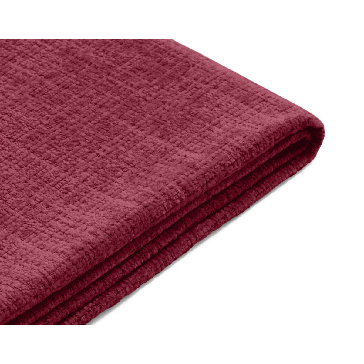 Housse en velours texturé pour canapé Serena 3 places - Prune