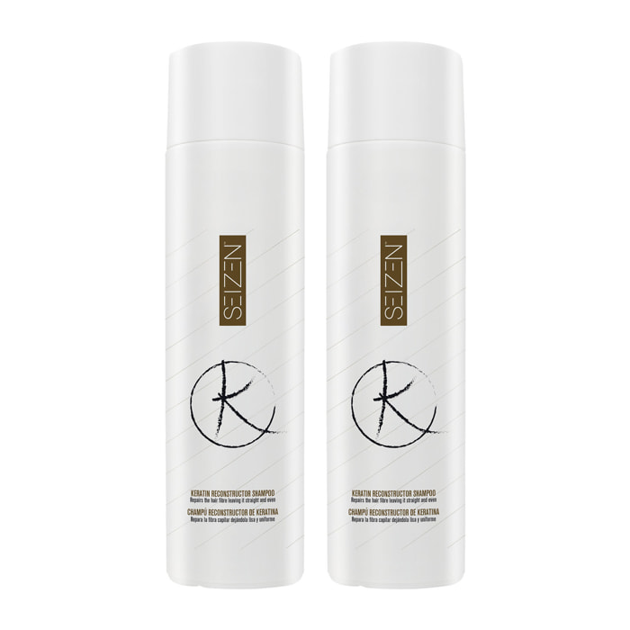 CHAMPU RECONSTRUCTOR CON KERATINA 250ML PACK DE 2