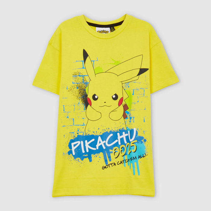 T-shirt oversize stampa Pikachu