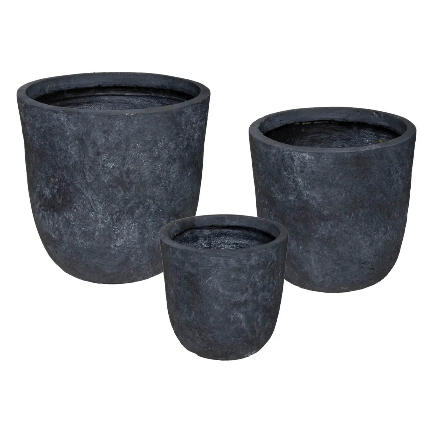 Set de 3 pots fibre D27/34/43cm