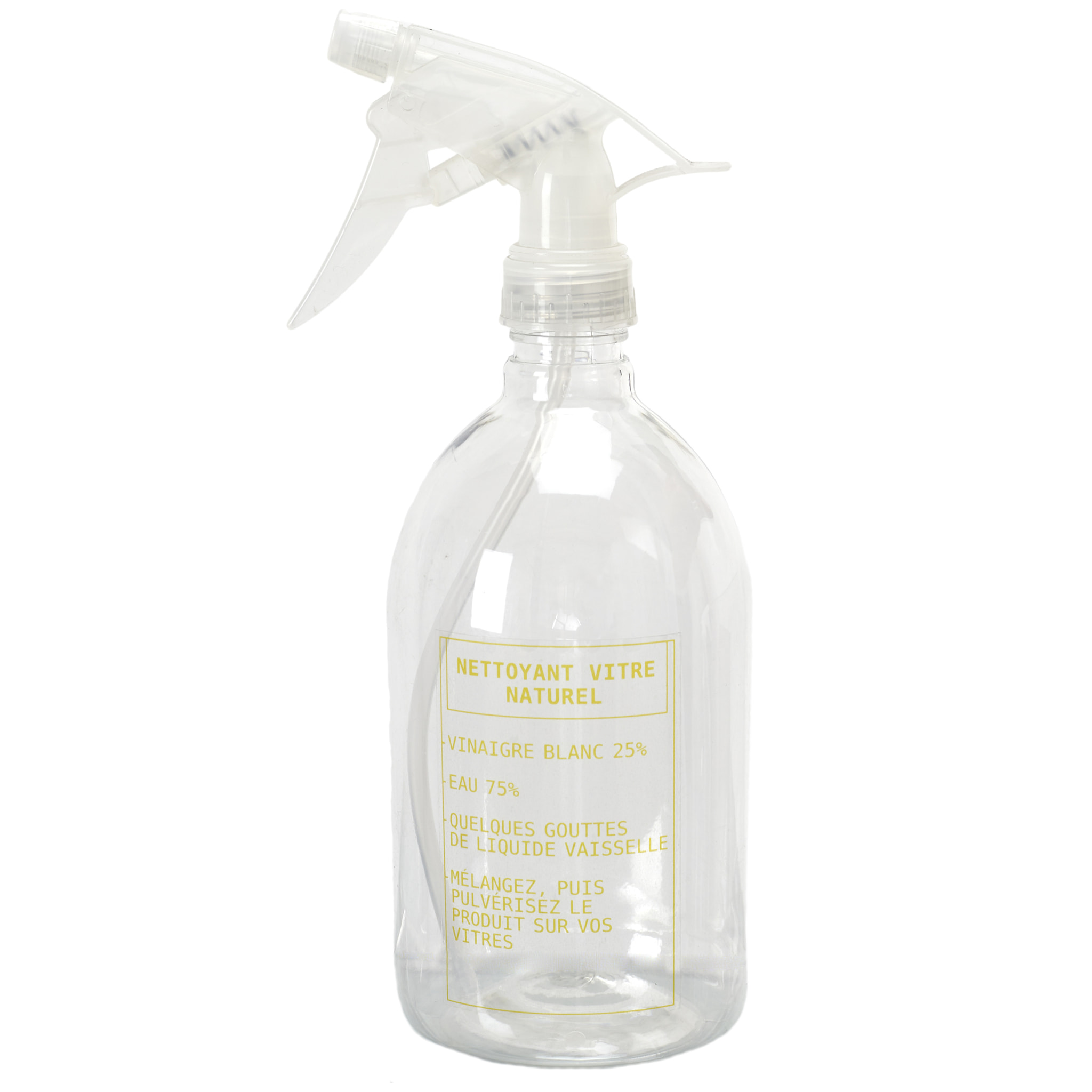 Bouteille Spray - JE CHERCHE UNE IDEE - 750ml - Dégraissant - Vert et Transparent