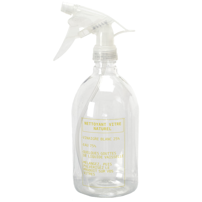 Bouteille Spray - JE CHERCHE UNE IDEE - 750ml - Dégraissant - Vert et Transparent