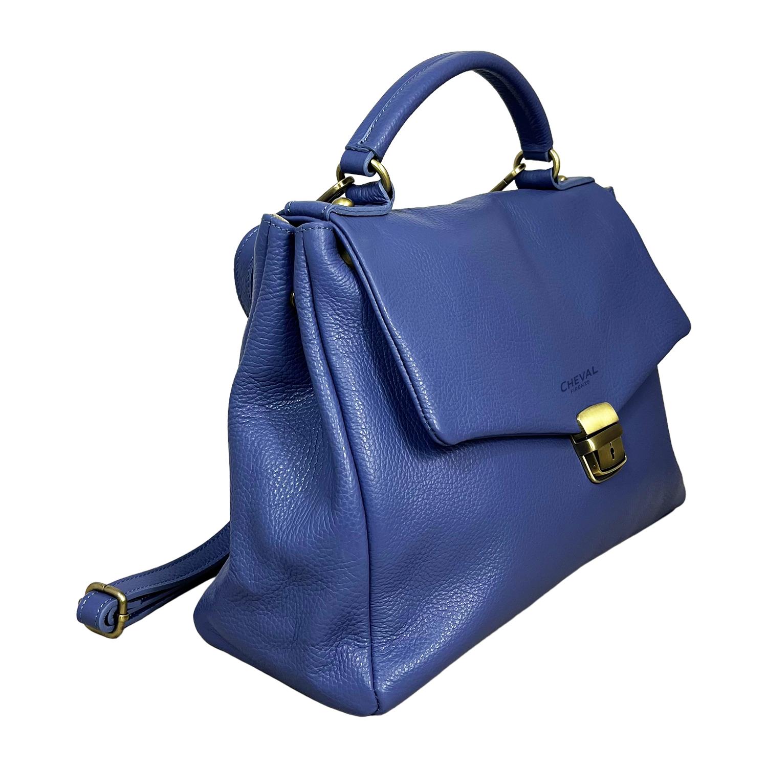 Borsa a mano Cheval Firenze Aurora Max Blu Pervinca