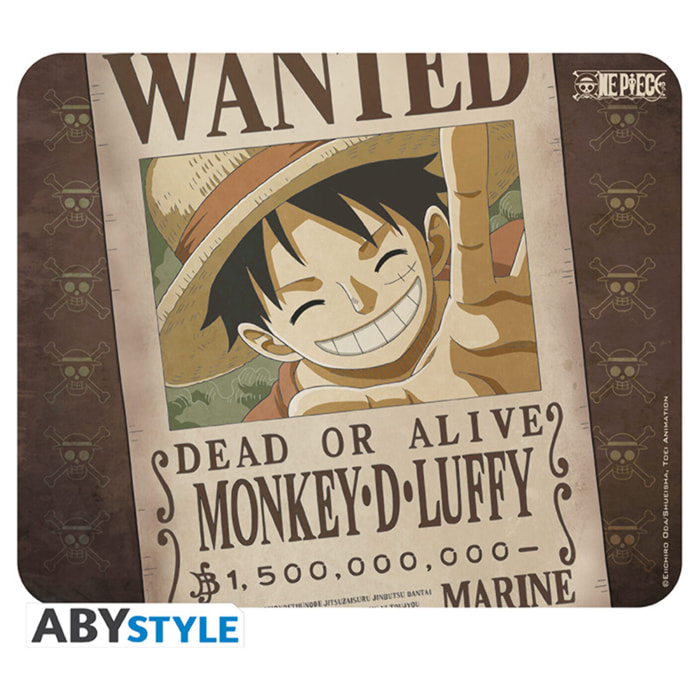 One Piece - Flexible Tappetino Per Mouse - Wanted Luffy