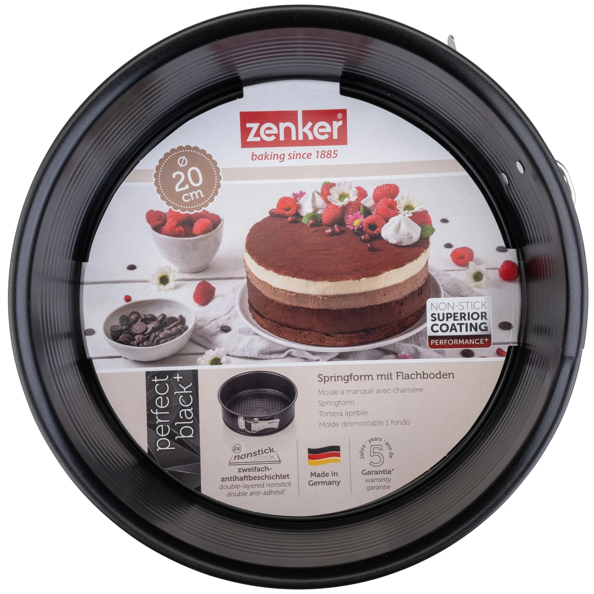 Moule à manqué à charnière 20 cm Zenker PerfectBack+