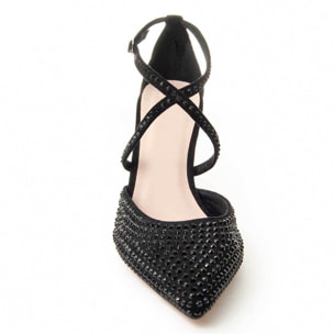 Zapatos De Tacón - Negro - Altura: 8 cm