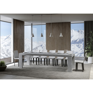 Table extensible 90x180/284 cm Roxell Premium Gris Béton