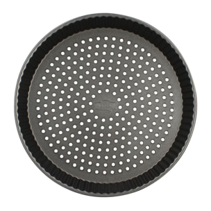 Moule à tarte perforé en acier carbone 30cm AMANDINE