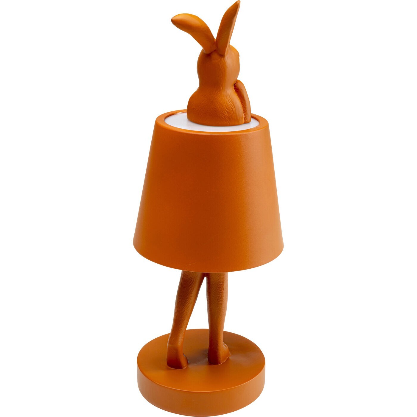 Lampe Animal lapin LED 29cm orange Kare Design