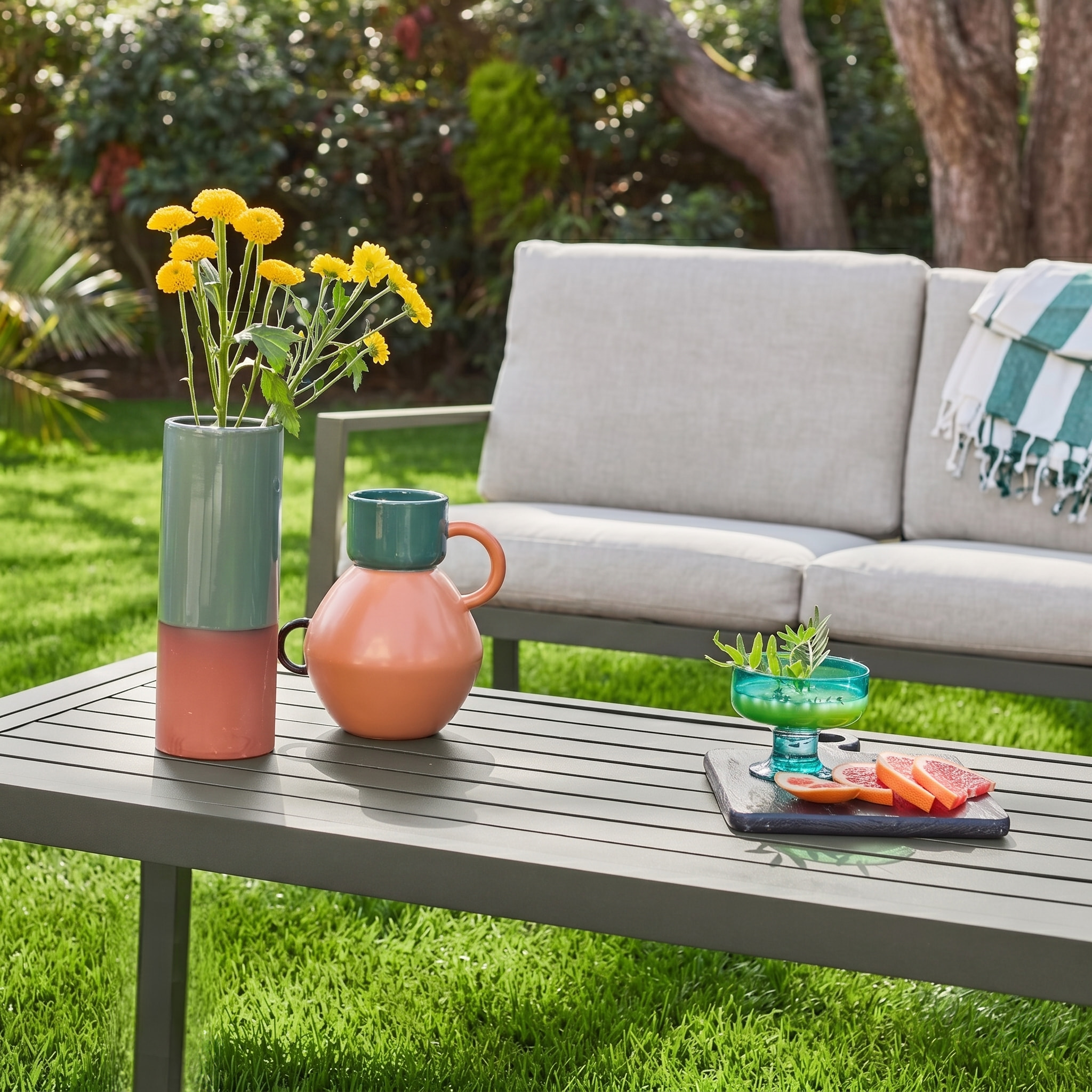 Salon de jardin aluminium 4 places ONARA