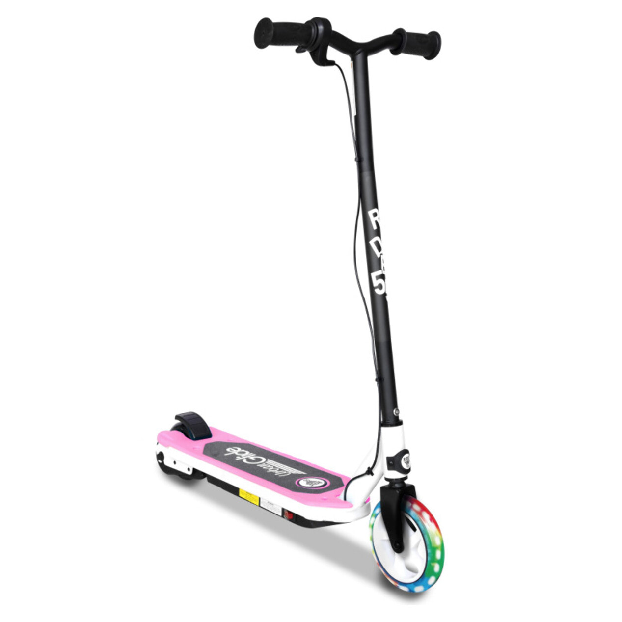 Trottinette Électrique Enfant Ride 55 Rose – Moteur 30W - 10 km/h - Autonomie Jusqu'a 40 min - 3-8 ans