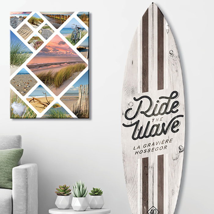 Planche de surf décorative surf hossegor Tableau alu Dibond