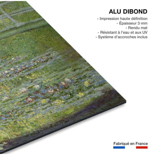 Tableau d'art Le pont japonais par Claude Monet Tableau alu Dibond