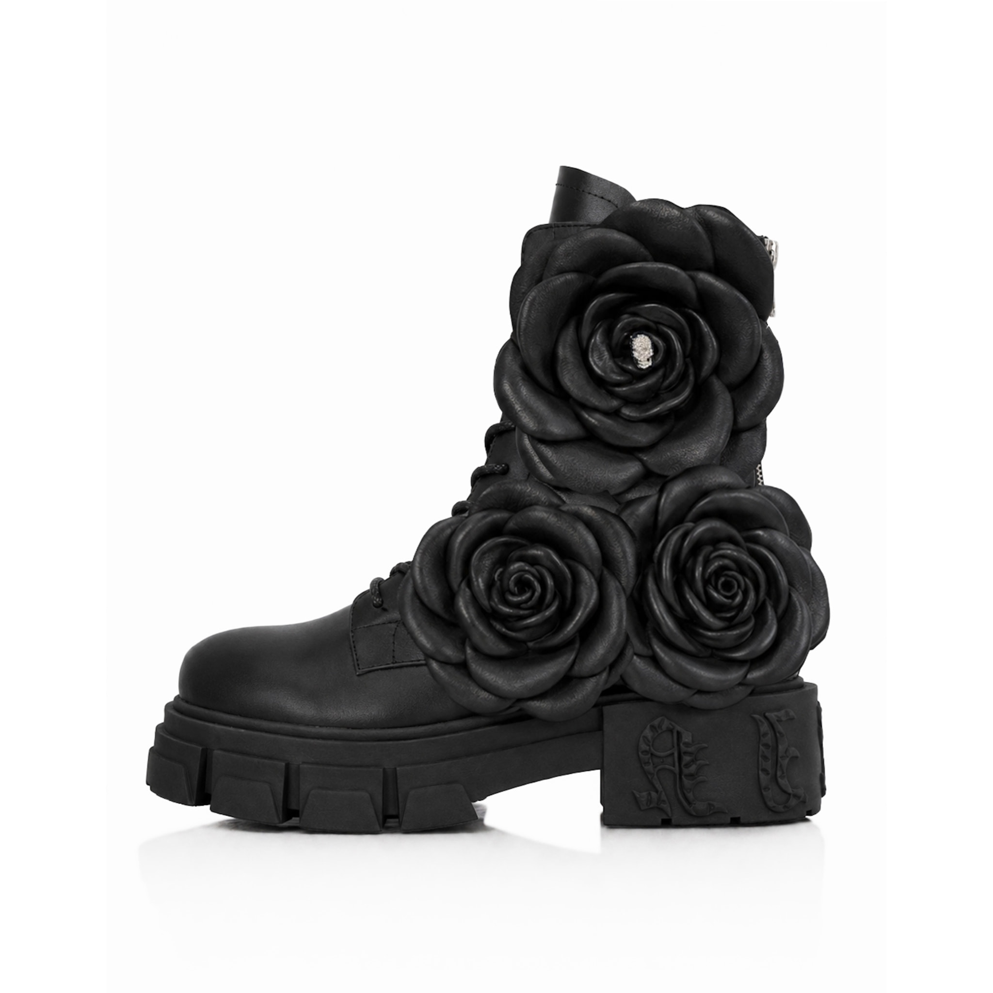 PHILIPP PLEIN Botines planos GOTHIC PLEIN
