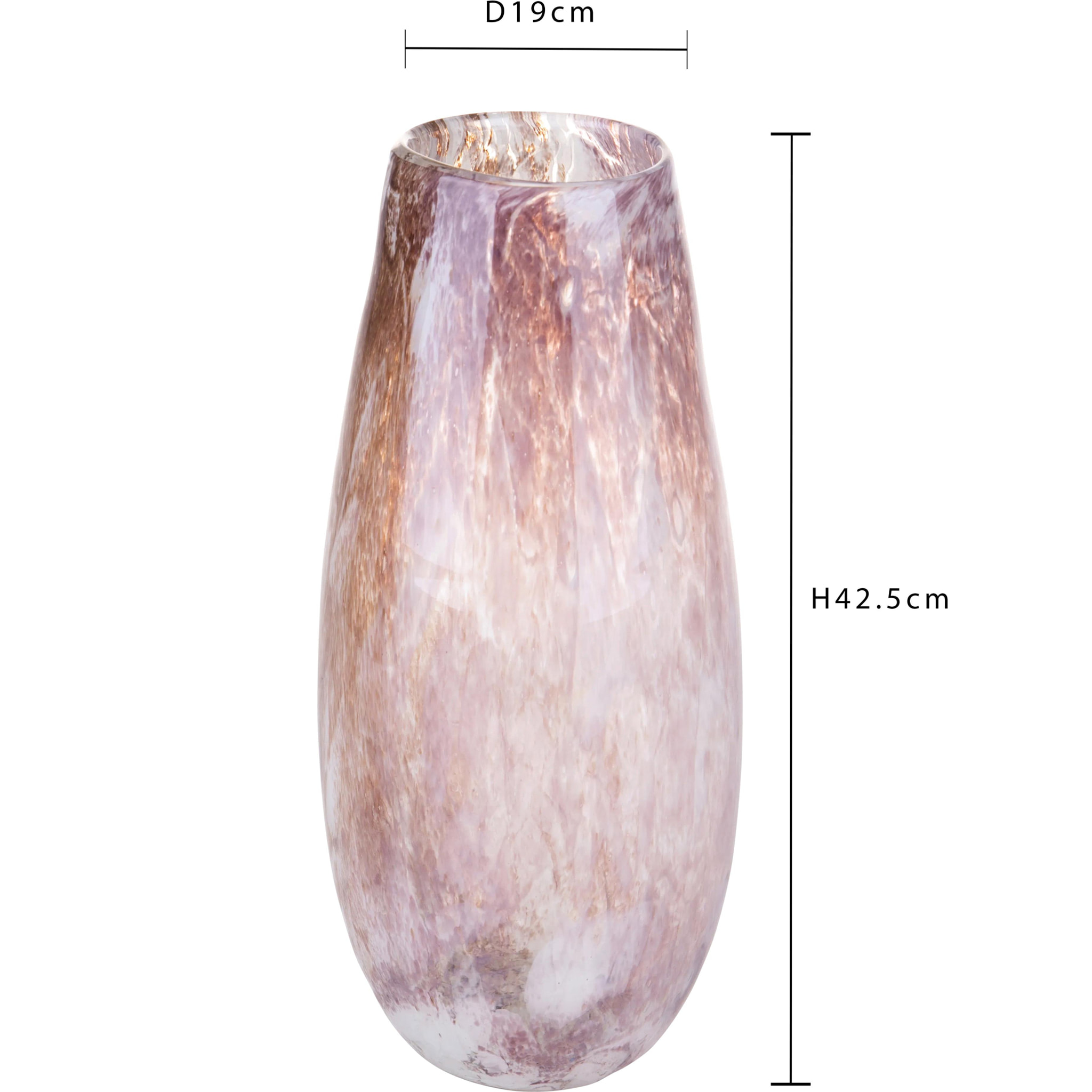 Vaso Bicolor - Pezzi 1 - 19xH42,5x19cm - Bianchi Dino SpA