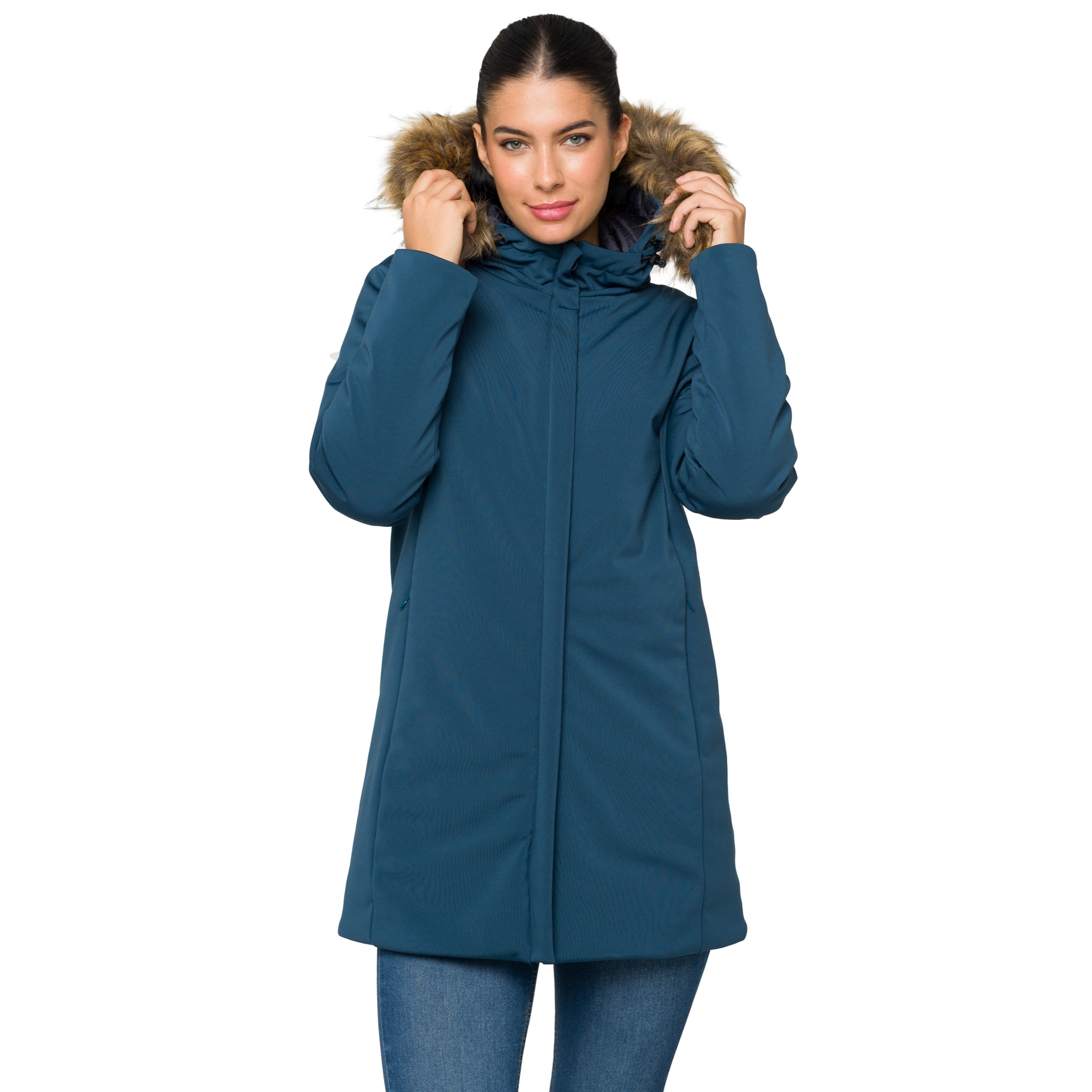 Chaqueta Hot Buttered térmica impermeable Dahlia azul claro