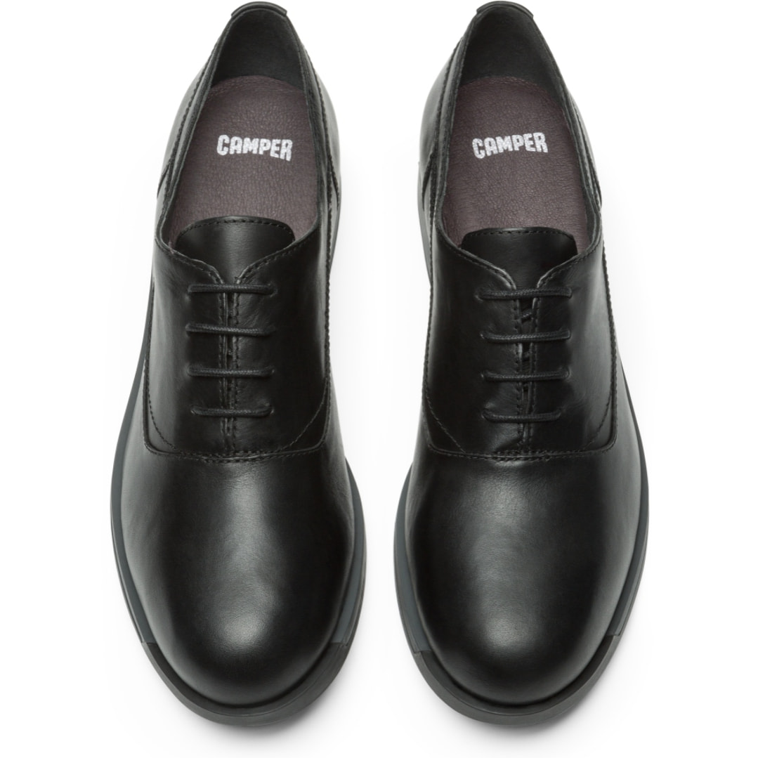 Camper Zapatos con cordones Mujer Bowie Negro