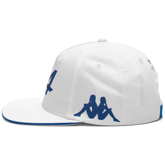 Cappelli Kappa Uomo Donna Supporter Adoflat Alpine F1 Bianco