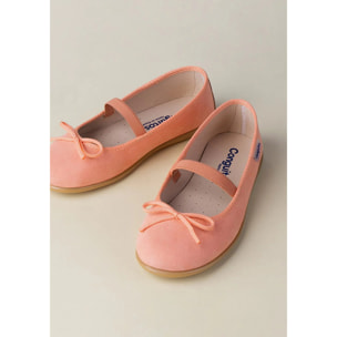 Girl's Coral Basic Ballerinas