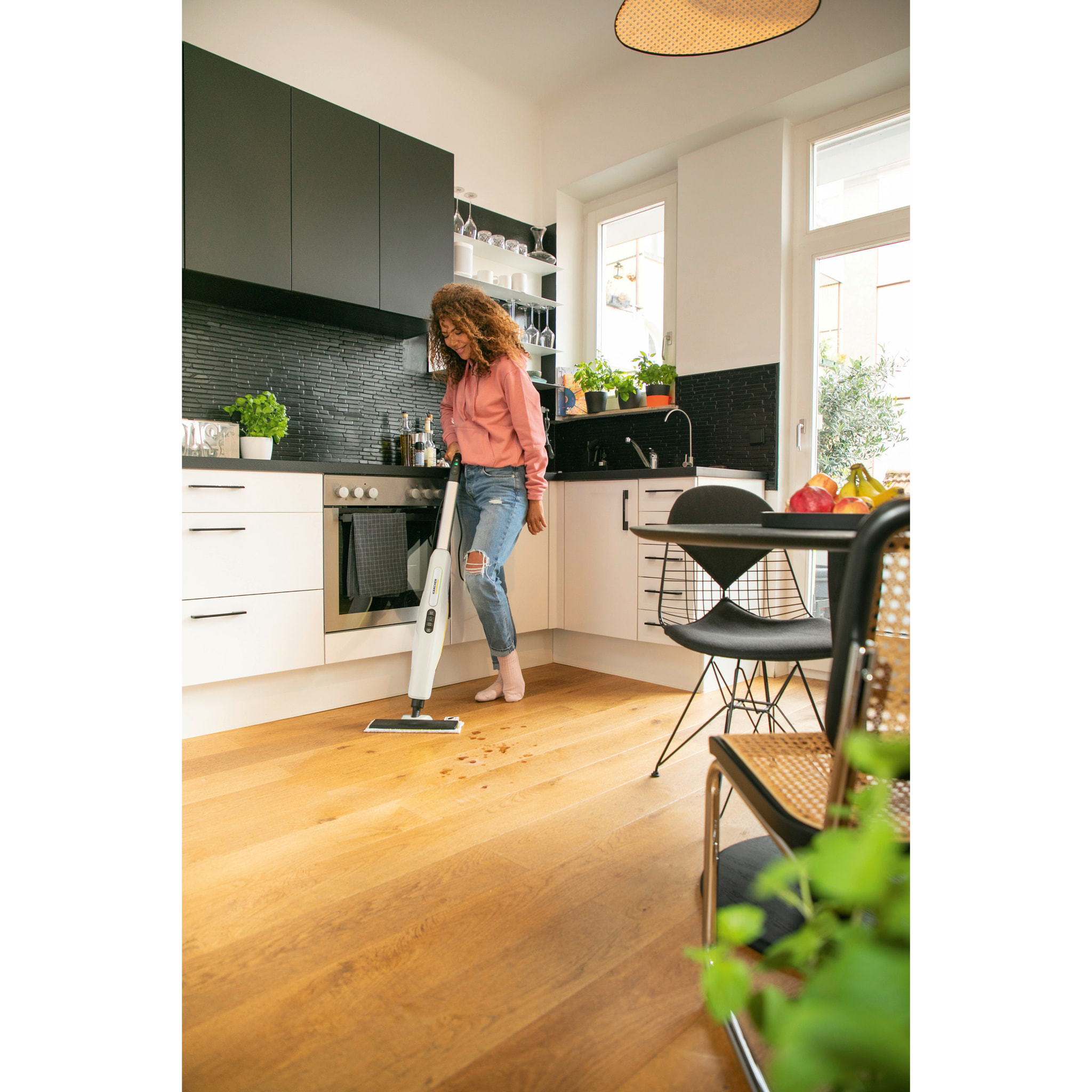 Balai nettoyeur vapeur Karcher SC 3 Upright - Puissance 1600W- Temps de chauffe rapide- Réservoir remplissable en continu