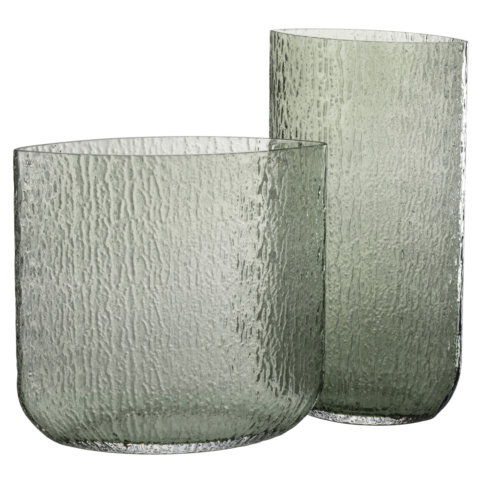 J-Line vase Mila Haut - verre - vert